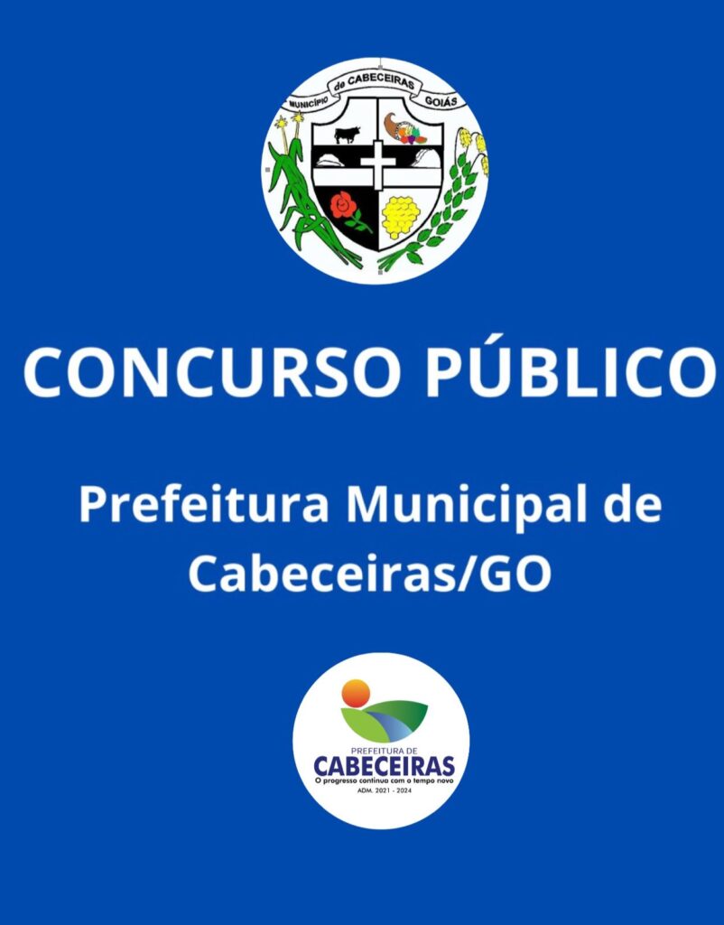 Edital Concurso Público 001/2024 – Prefeitura Municipal De Cabeceiras